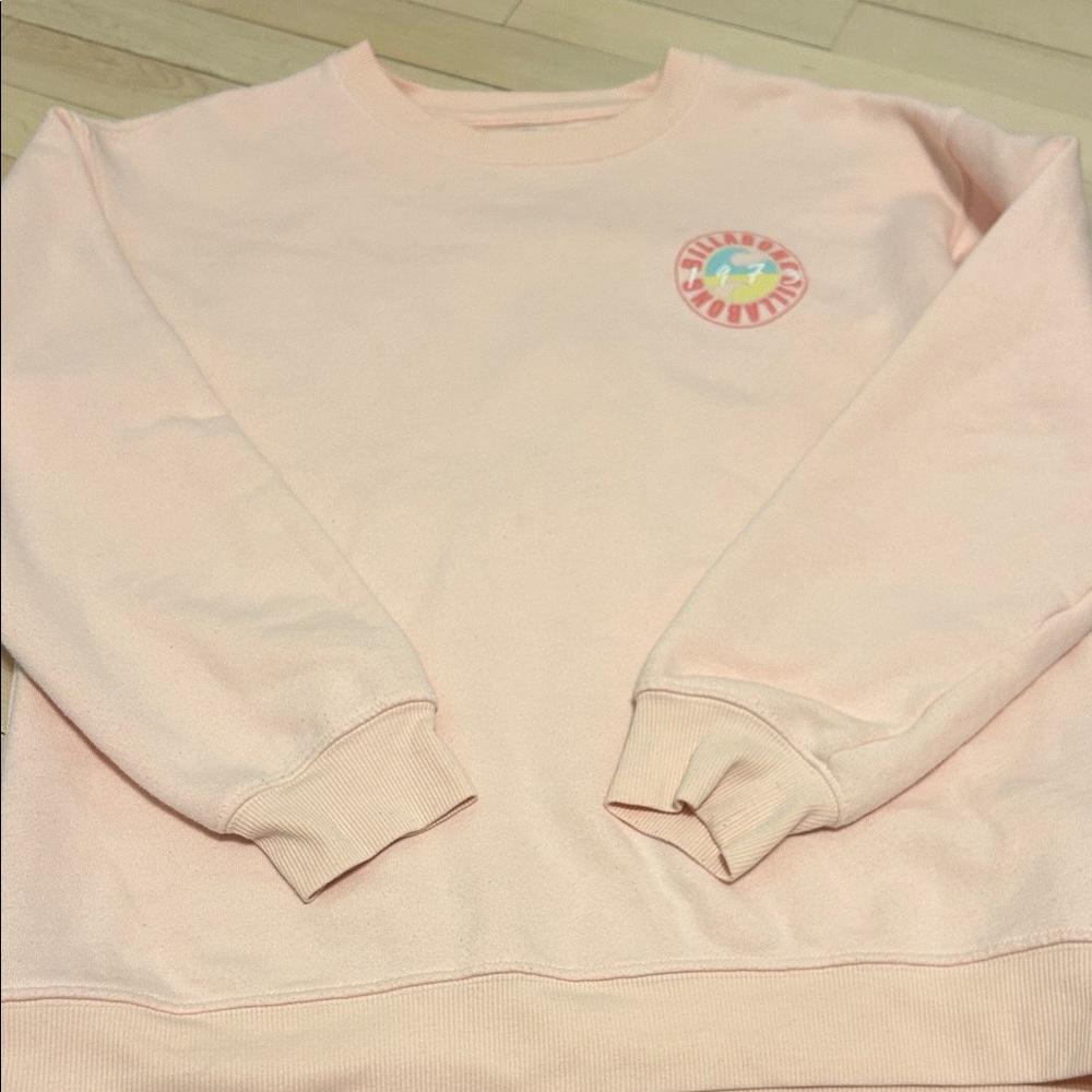 Billabong Light Pink Fleece Top
